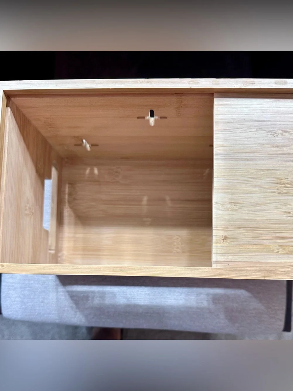 Bamboo Trash Bag Holder Dispenser Box